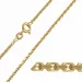 BNH anker facet halskedja i 14 karat guld 60 cm x 1,8 mm