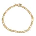 figaroarmband i 14 karat guld 17 cm x 2,8 mm