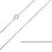BNH ormhalskedja i 14 karat vitguld 38 cm x 1,0 mm