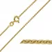 BNH Anker runda halsband i 14 karat guld 50 cm x 1,5 mm