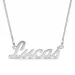 Namnhalsband med hänge i silver - My Letter
