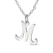 initial Namnhalsband med hänge i silver - My Letter