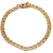 BNH bismark armband i 8 karat guld 18,5 cm x 7,5 mm