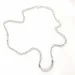 kungalänk halskedja i silver 45 cm x 3,2 mm