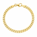 BNH panzerarmband i 8 karat guld 21 cm x 5,3 mm