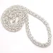 BNH palmhalsband i silver 45 cm x 6,0 mm