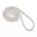 Bnh cordel halsband i silver 45 cm x 3,2 mm