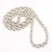 Bnh cordel halsband i silver 42 cm x 4,5 mm