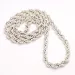 BNH cordel halsband i silver 80 cm x 4,5 mm