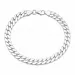 BNH panzerarmband i silver 18,5 cm x 6,6 mm