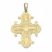 25 x 30 mm dagmarkors i 14 karat guld - Amoré