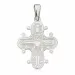 17 x 20 mm silver dagmarkors i silver