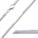 BNH slangearmband i silver 21 cm x 2,4 mm