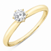 0,30 ct lab grown diamant solitärring i 9 karat guld 0,30 ct