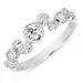 vit zirkon ring i silver - Bubbly Sparkle