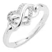 infinity zirkon ring i silver
