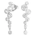 zirkon örhängen i silver - Bubbly Sparkle
