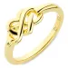 infinity ring i förgyllt silver - Amoré