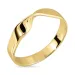 ring i förgyllt silver