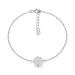 blommor armband i silver