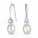 7,5-8 mm pärla örhängen i silver