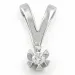 kampajn - diamant hängen i 14 carat vitguld 0,05 ct