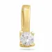 diamant solitärberlock i 14 carat guld 0,20 ct