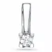 diamant solitärberlock i 14  carat vitguld 0,10 ct