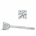 2 x 0,10 ct solitäreörhängestift i 14 karat vitguld med diamant