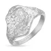 zirkon ring i silver