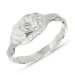 zirkon ring i silver