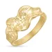 ring i förgylld mässing - Lumé Etched