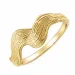 ring i förgylld mässing - Lumé Etched