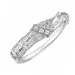 zirkon ring i försilvrad mässing - Lumé Etched