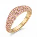 rosa ring i förgylld mässing - Lumé Illume