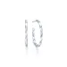 ID Fine IDH001SL hoops i silver