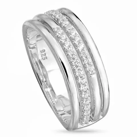Kollektionsprov zirkon ring i silver
