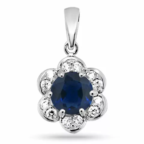 blommor hängen i rhodinerat silver