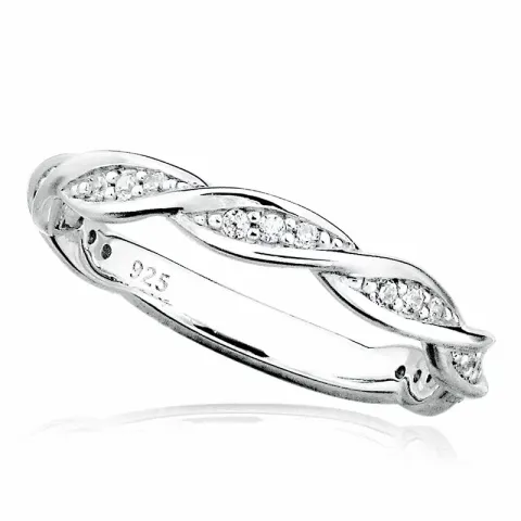 Kollektionsprov zirkon ring i silver