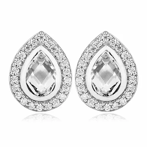 droppe örhängen i silver