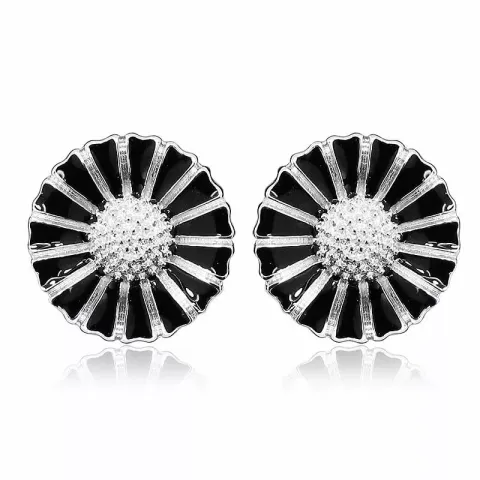 15 mm prästkrage örhängestift i silver