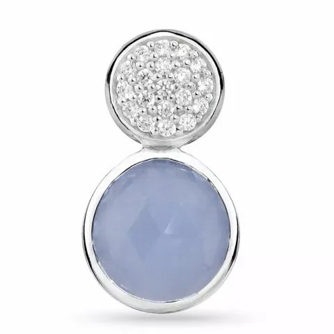 elegant runt hängen i silver