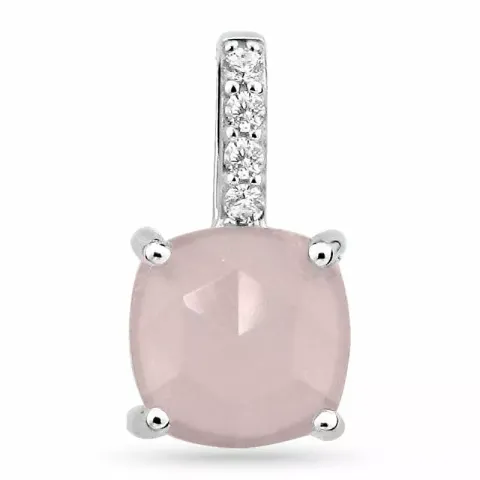 fyrkantigt hängen i silver