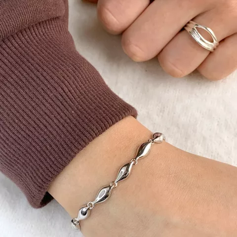 armband i rhodinerat silver