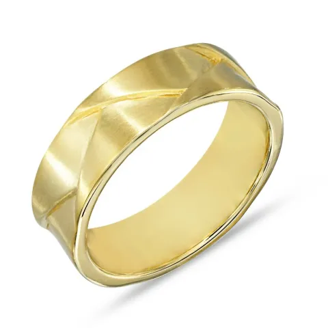 ring i förgyllt silver