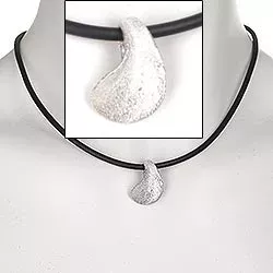 RS of Scandinavia hängen med halskedja i silver med gummiband