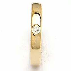 Vigselsring från rs of scandinavi i 14  karat guld 0,02 ct