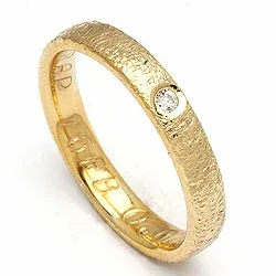 Vigselsring från rs of scandinavi i 14  karat guld 0,02 ct