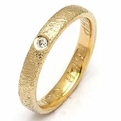 Vigselsring från rs of scandinavi i 14  karat guld 0,02 ct