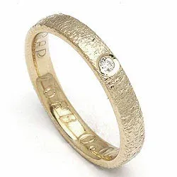 Vigselsring från rs of scandinavi i 8 karat guld 0,02 ct